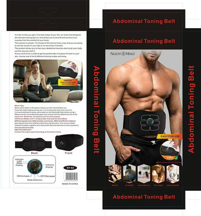 ABS Stimulator,Ab Machine,Abdominal Toning Belt Workout Portable Ab Stimulator Home Office Fitness Workout Equipment for Abdomen