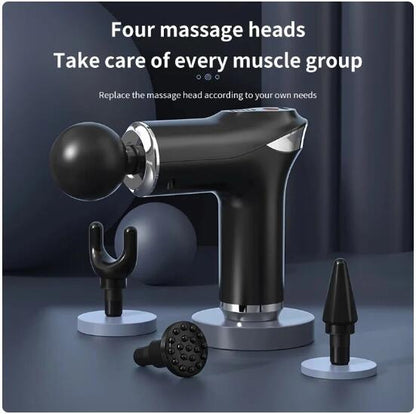 Fascia Gun Fitness Household Electric Impact Gun Muscle Relaxer Massager Pain Relief Massage Gun Body Neck Vibrator Fitness